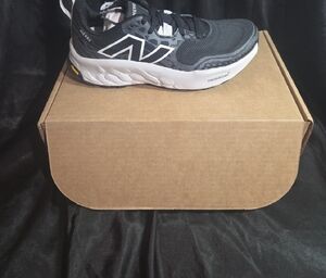 New Balance Charcoal and White Athletic Shoes
